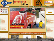 Tablet Screenshot of ferreteriatrillar.com